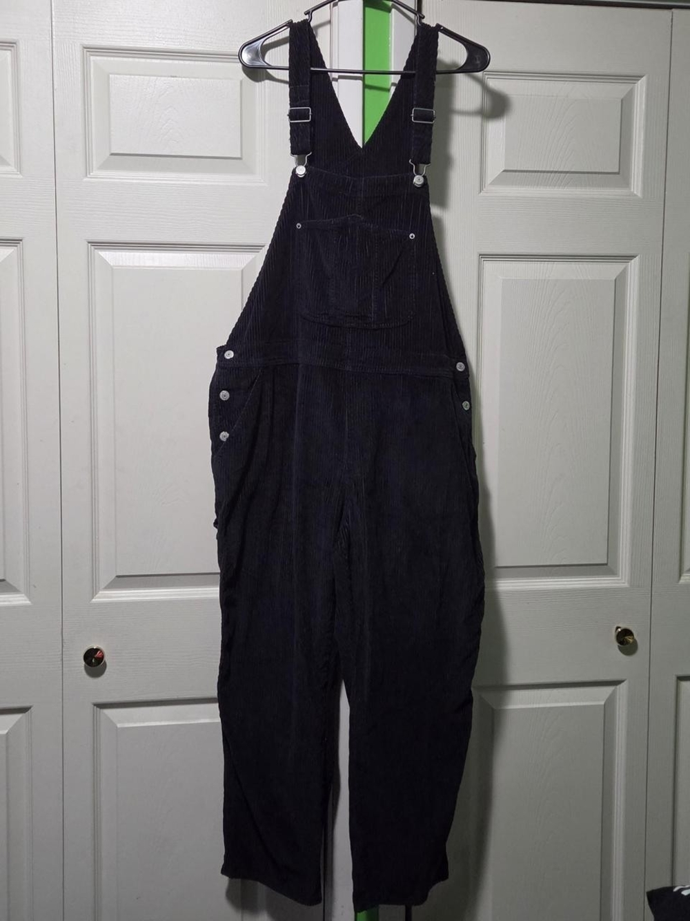 Old Navy Black Corduroy Overalls